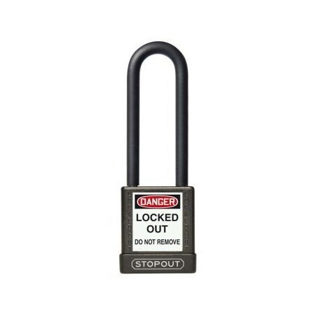 Accuform STOPOUT PLASTIC BODY ALUMINUM KDL736BK KDL736BK